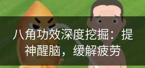 八角功效深度挖掘：提神醒脑，缓解疲劳